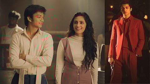 'Paatha Edathila' stills featuring Thejas Krishna and Nivaashiyni