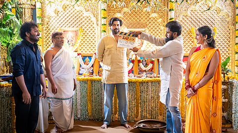 Varun Tej’s new film Bhari launched with AP Deputy CM Pawan Kalyan as chief guest