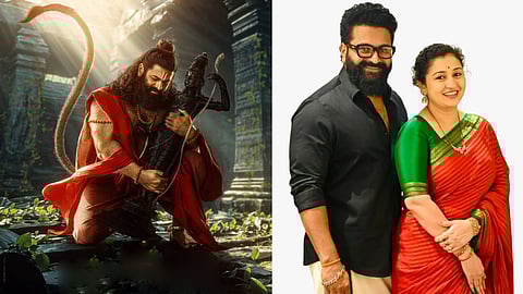 Jai Hanuman still; Rishab and Pragathi Shetty