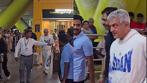 Ajith Kumar arrives in Chennai to cast vote in Tamil Nadu assembly elections