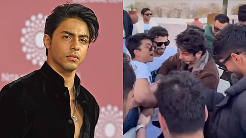 Aryan Khan gets into a snatching match during best friend’s ‘joota churai’, video goes viral