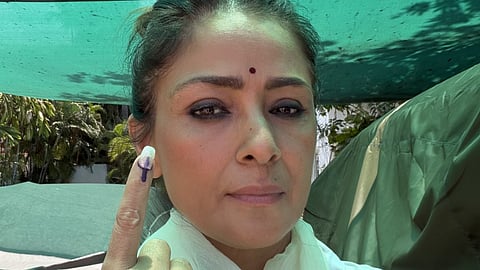 Tamil Nadu Election 2026: Simran says 'avoid the drama' at voting booth 
