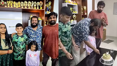 Vijay Sethupathi surprises Muthu Kumar on his birthday; Thaai Kizhavi actor shares heartfelt thanks