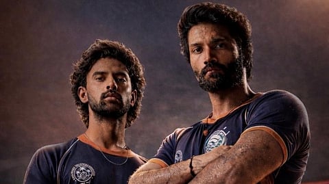 Another film on volleyball backdrop titled Volley finishes shoot