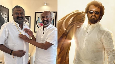 Rajinikanth gifts gold chain to PL Thenappan after success of Padayappa re-release