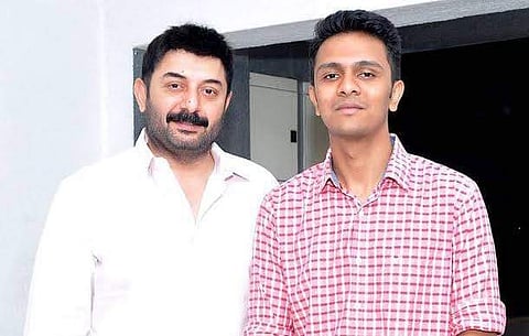 Arvind Swami joins the sets of Naragasooran