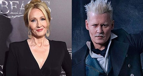 JK Rowling defends Johnny Depp's casting in Fantastic Beasts sequel