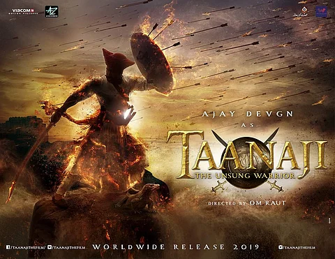 Ajay Devgn launches striking poster of Taanaji