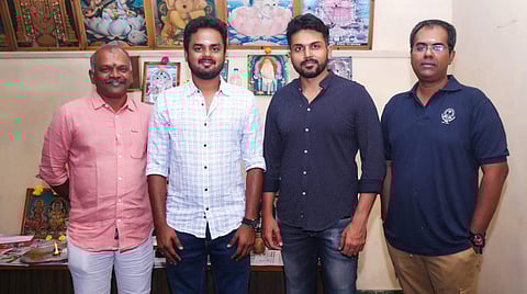 Karthi begins dubbing for Dev  