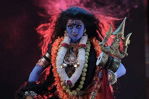 Kali avatar for Radhika Kumaraswamy in Bhairadevi