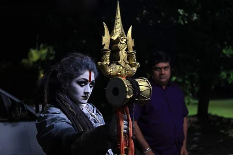 Radhika Kumaraswamy’s Aghori look for Bhairadevi