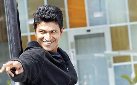 Puneeth Rajkumar goes back to college for Yuva Ratna