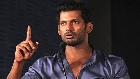  High drama ensues, as a group of producers protest against TFPC head Vishal