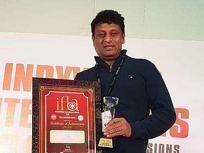 Tagaru producer Srikanth honoured with Indywood award