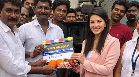 Sunny Leone&#39;s Veermadevi starts rolling