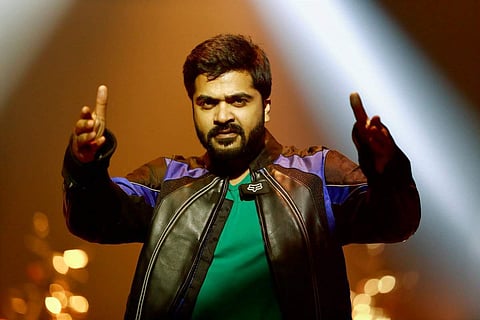 Simbu on the sets of Super Singer 6 