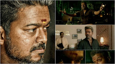 Vijay plays a dual role in Bigil - a footballer son and a gangster dad. While the son is named Michael, the middle-aged don is called Rayappan.