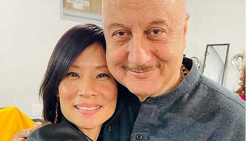 Lucy Liu directs Anupam Khar on New Amsterdam 