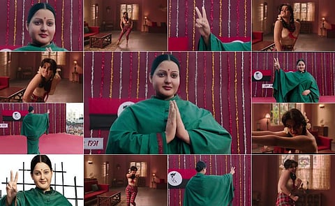 Kangana FL from Thalaivi, the upcoming biopic of late Tamil Nadu Chief Minister J Jayalalithaa, has been going viral.