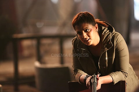 Varalaxmi Sarathkumar returns to Kannada cinema with Chiranjeevi Sarja-Chetan-starrer Ranam