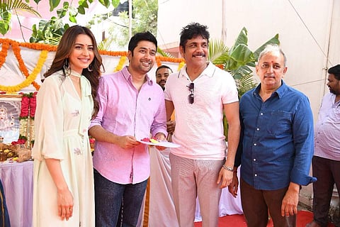 Nagarjuna’s Manmadhudu 2 launched