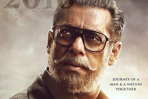 Salman Khan sports an elderly look in the first poster of Bharat