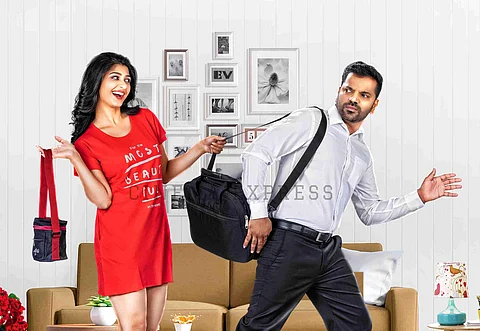 Here's the first look of Sathish Ninasam-Aditi Prabhudeva 's Brahmachari