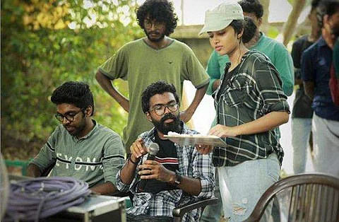 Anupama Parameswaran in Dulquer's maiden production. Courtesy: Anupama's Instagram page