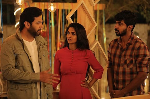 A few pictures from Jayam Ravi's appearance in Thumbaa