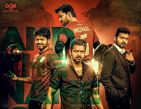 Bigil second look poster breakdown: Vijay in four contrasting avatars