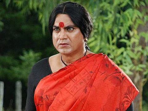 In probably his career-best performance, Sarathkumar played a transgender woman, whose ghost goes on a revenge spree, in Raghava Lawrence's 2011 film, Kanchana.
