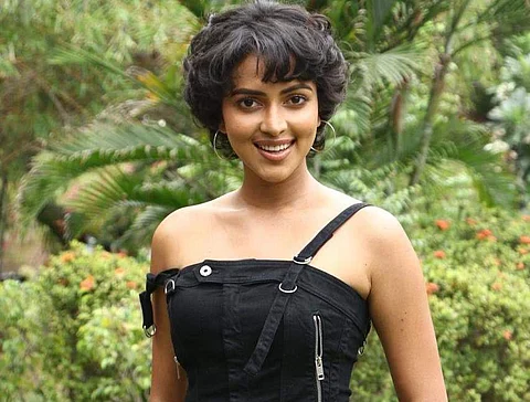 Amala Paul clicked at the audio launch of Aadai