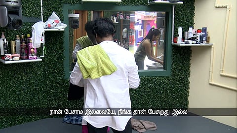 It looks like the Cheran - Losliya relationship is coming apart at the seams with the latter going on to be a part of the 'Boys gang.'
