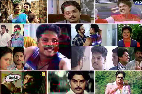 Karan started his career as child actor under the name Master Raghu, working in more than 70 films in Malayalam and Tamil. In 1990, he made his Tamil debut as an adult in Annamalai