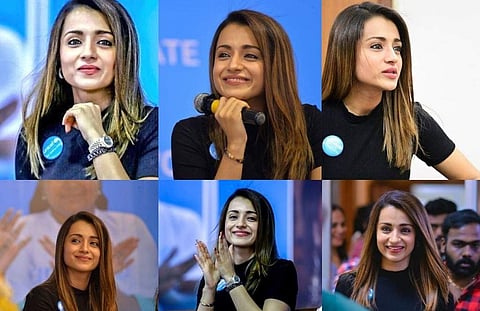 Trisha Krishnan spoke on child rights and on ending violence against children in the event