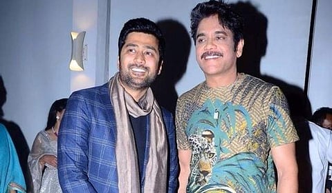 Clicks from the pre-release event of Nagarjuna, Rakul Preet Singh starrer Manmadhudu 2