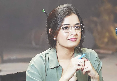 Ashika Ranganath plays an NRI in Sharan-starrer Avatar Purusha 