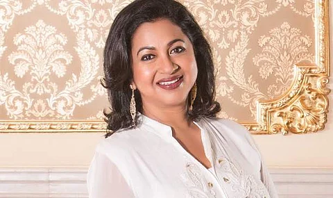 Radikaa Sarathkumar conferred the title Nadigavel Selvi at Market Raja MBBS trailer and audio launch