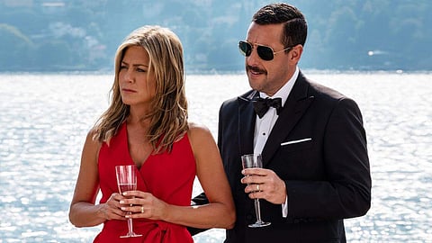 Jennifer Aniston and Adam Sandler