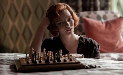 A still from Queen's Gambit