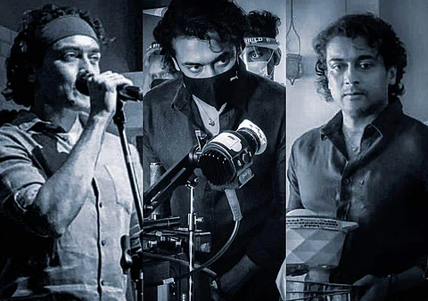 Recently, pictures of Suriya, Gautham Vasudev Menon and PC Sreeram from the shooting of their segment in the upcoming Netflix anthology Navarasa were released. Scroll through the pictures here...