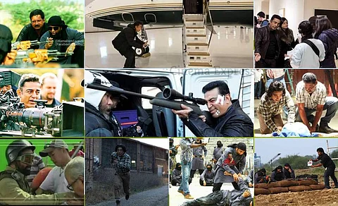 As our very own Hollywood-style spy thriller completes 7 years, we give you some unseen working stills from the film's sets...