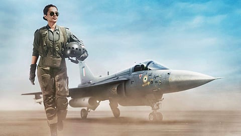  Kangana Ranaut turns fighter pilot in the first-look poster of Tejas
