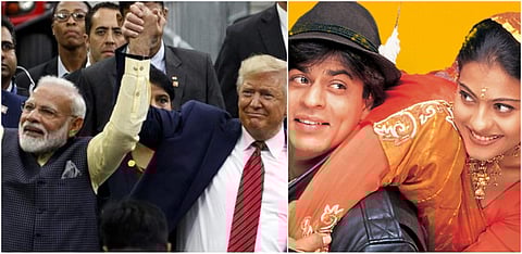 Trump mentions DDLJ and Sholay
