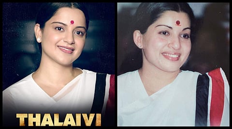 Kangana Ranaut shares new Thalaivi look on Jayalalithaa’s 72nd birth anniversary