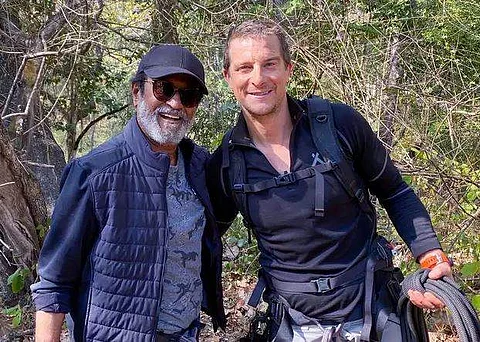 Rajinikanth and Bear Grylls seemed to have hit it off as a good camaraderie was seen between the two.
