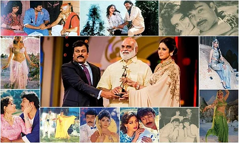 Chiranjeevi and Sridevi's socio-fantasy Jagadeka Veerudu Athiloka Sundari, directed by K Raghavendra Rao and produced by C Ashwini Dutt, completes 30 years today