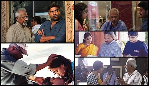 A throwback to some of the most precious and unseen moments caught on camera from the sets of Mani Ratnam's films...