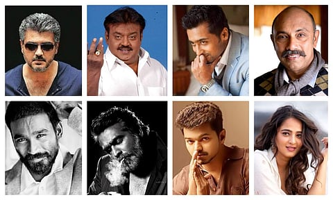 With Sathyaraj's only directorial, Villadhi Villain which also had him in three roles for the first and only time, released this month 25 years back, we look at films that starred actors in 3 roles.