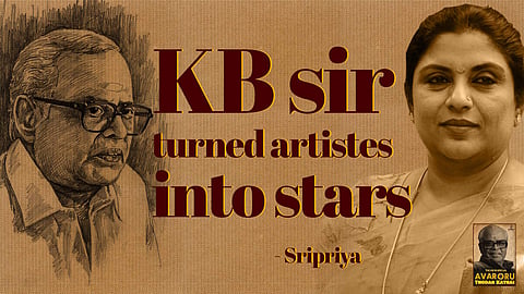 Remembering K Balachander: Sripriya talks about KB, the man who made stars